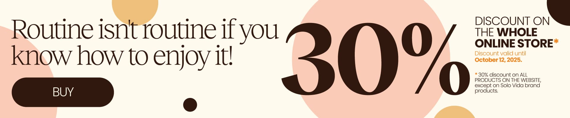 30% discount whole web